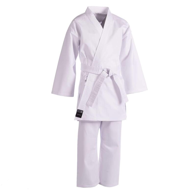 KC-KAT-WHT-S: 1/12 scale White Karate Gi uniform for 6 slim body