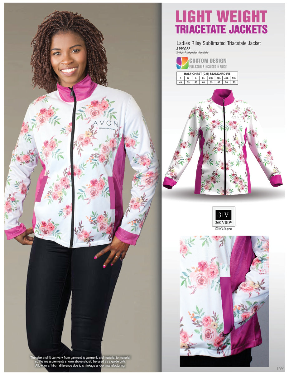 Riley Sublimated Triacetate Jacket Ladies Adtitude Sport