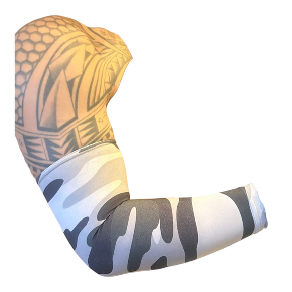 ATHLU Cooling Arm Sleeves - Black&WhiteCamo