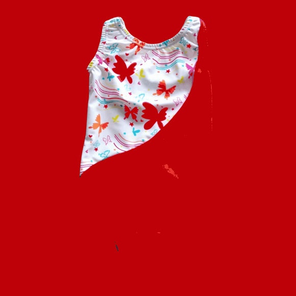 ATHLU Girls Sleeveless Leotards - Butterflies