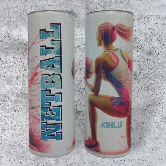 ATHLU Tumbler 580ml - Netball