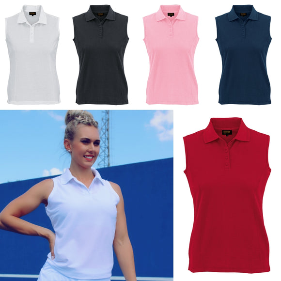 ATHLU Ladies Sleeveless Golfer - Plain