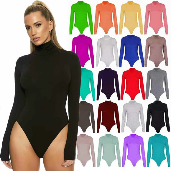 ATHLU Turtle Neck Long Sleeve Body Suit