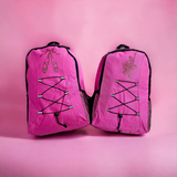 Ballet Backpack with glitter print