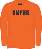 ATHLU Hockey Umpire Long Sleeve T-Shirt - Orange